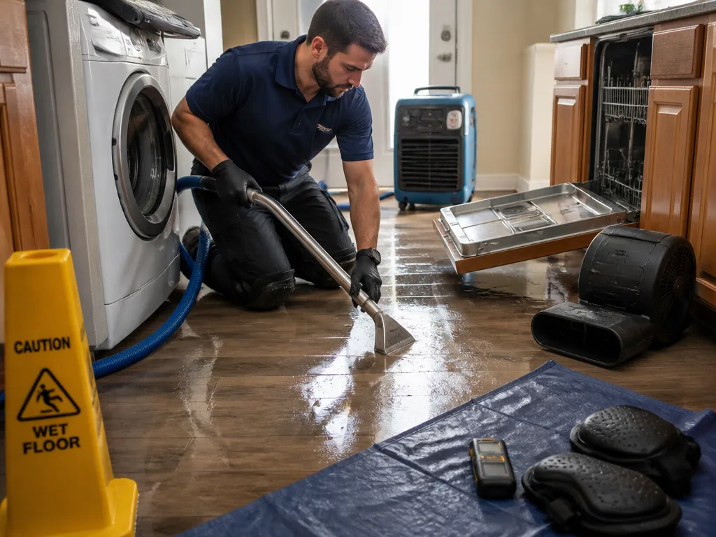 Appliance Leak Cleanup